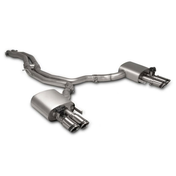 Remus 2012 Audi RS4 Avant Quattro (B8) 4.2L (Cfs) Race Axle Back Exhaust main image 0