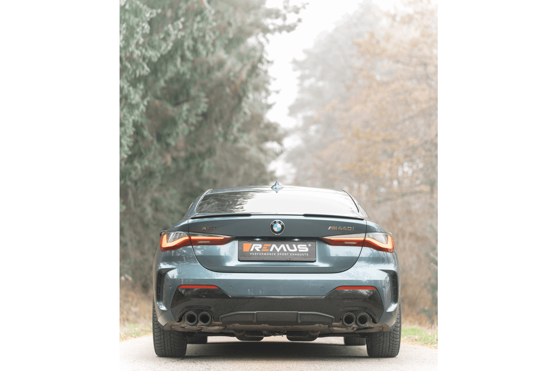 M340 Back Cat-back Sport rear Exhaust BMW M340i, M440i xDrive G20, G21, G22 Coup ...