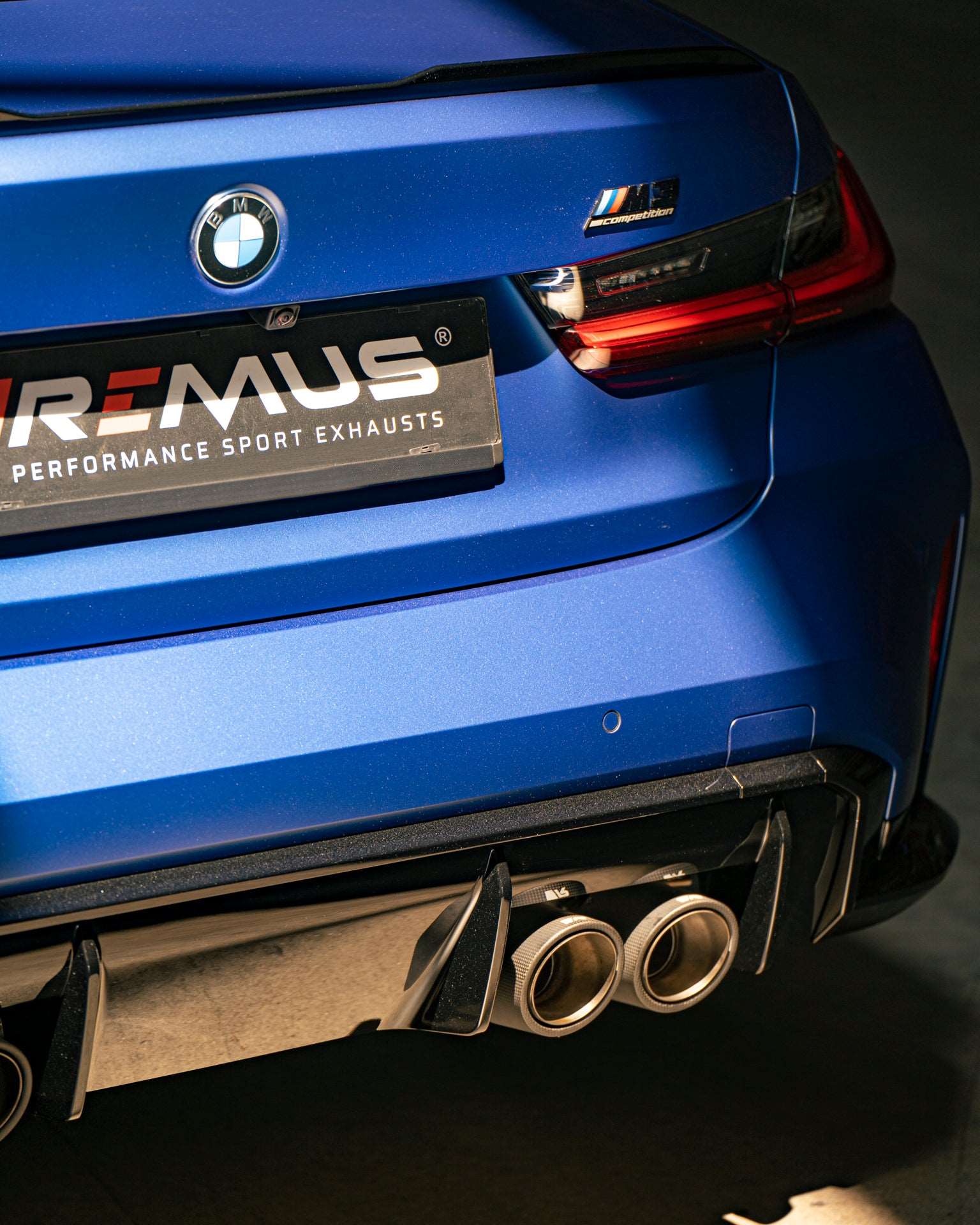 Secondary Cat-back Exhaust BMW M3/M4 G80/G81/G82/Competition Remus Exh ...